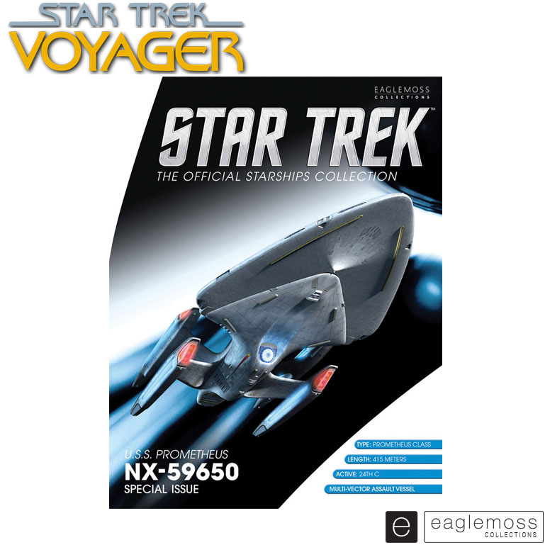 Eaglemoss Star Trek Voyager U.S.S. Prometheus XL Edition Star Ship Replica